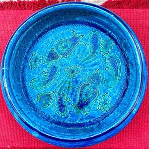 Turquoise Decorative/Serving Bowl